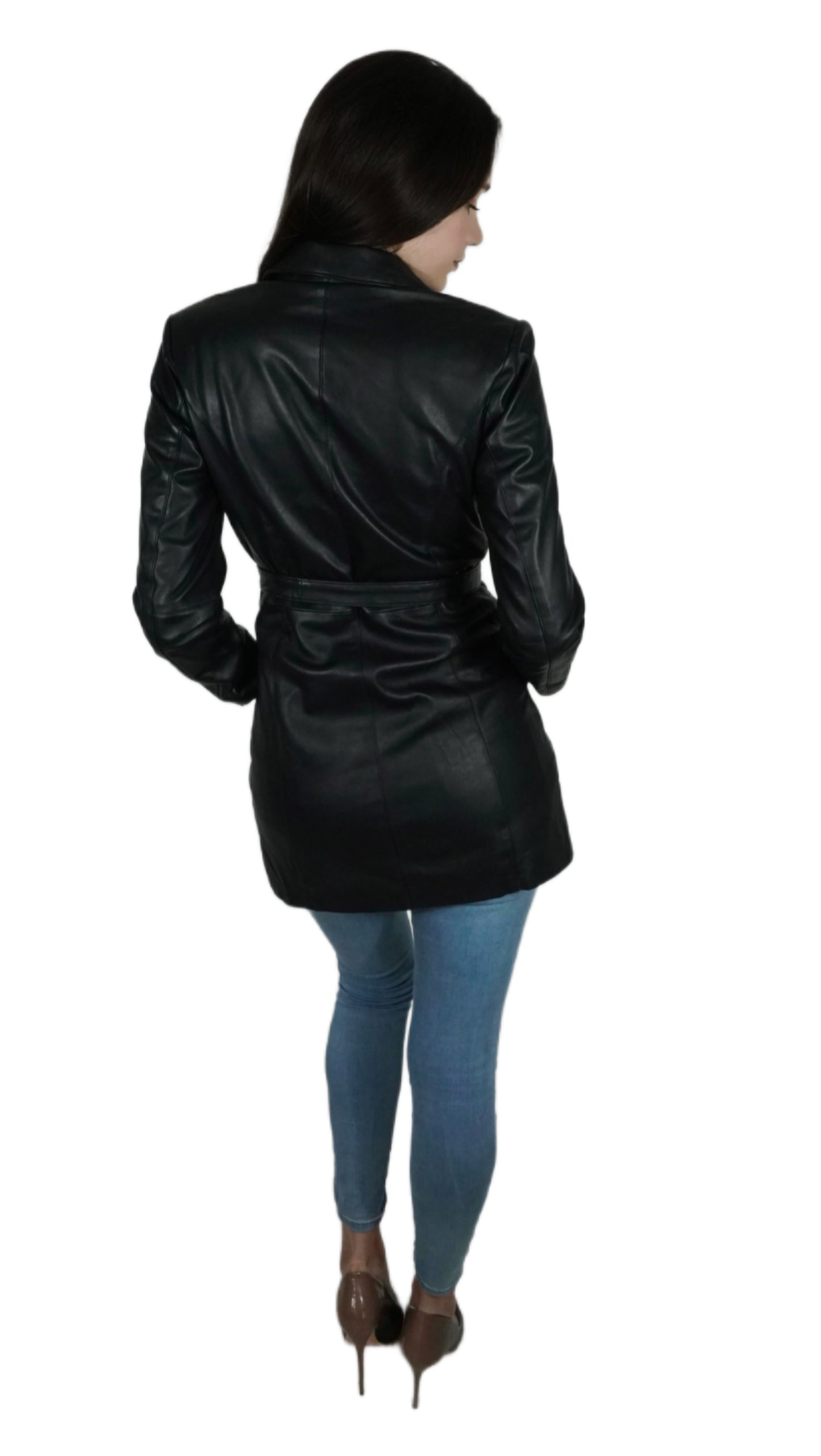 Black Leather Blazer