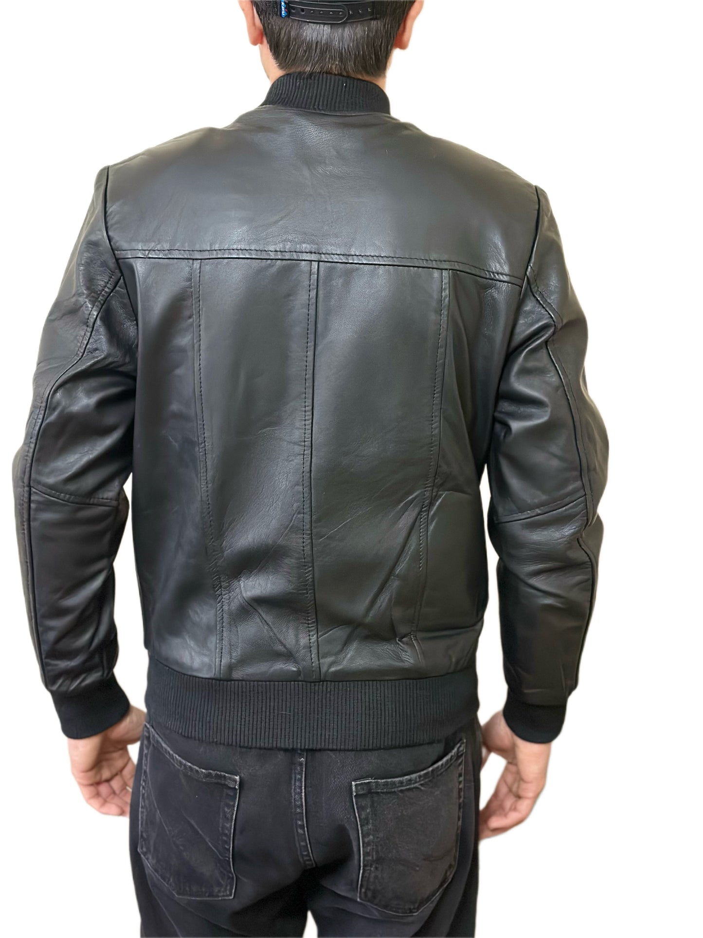 Genuine leather jacket sheep skin